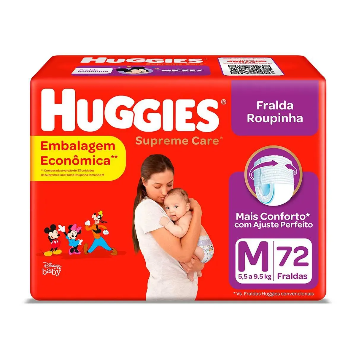 Huggies Vermelha Pacotão