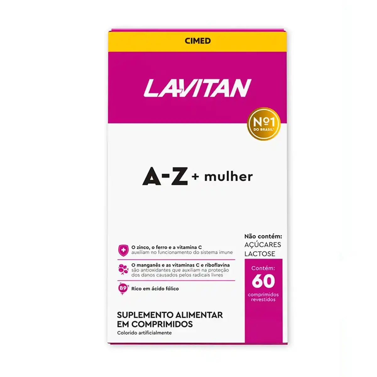 LAVITAM MULHER A-Z 60 COMPR